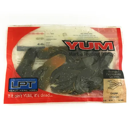 YUM Yum Chunk Gummiköder, Crawdad, 9cm, LPT-Technologie, #6835