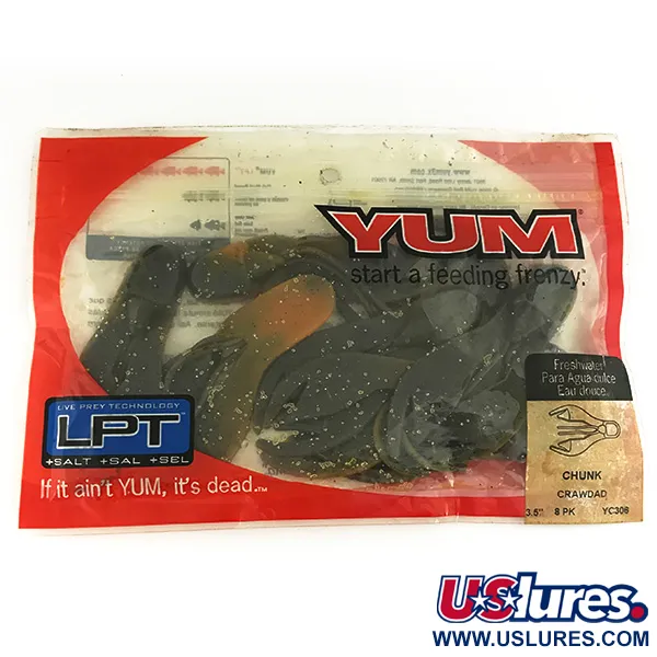 YUM Yum Chunk Gummiköder, Crawdad, 9cm, LPT-Technologie, #6835