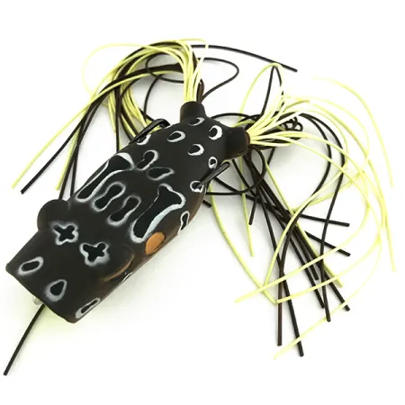 Terminator Popping Frog Oberflächenköder, Braun, 14g, Krautschutz, #6865