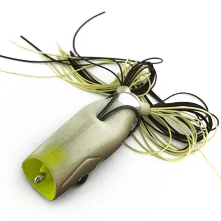 Terminator Popping Frog Oberflächenköder, Braun, 14g, Krautschutz, #6865