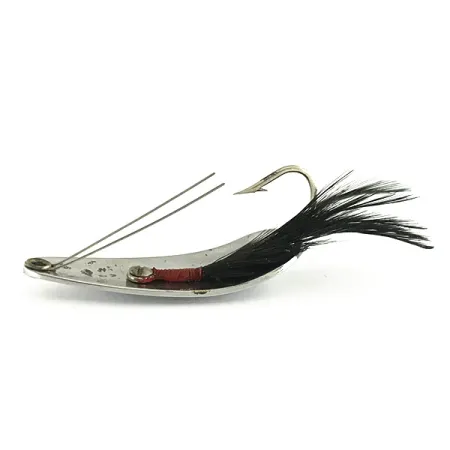 Weezel bait Rex Spoon Krautblinker, Nickel / Schwarz, 12,5g, #6879