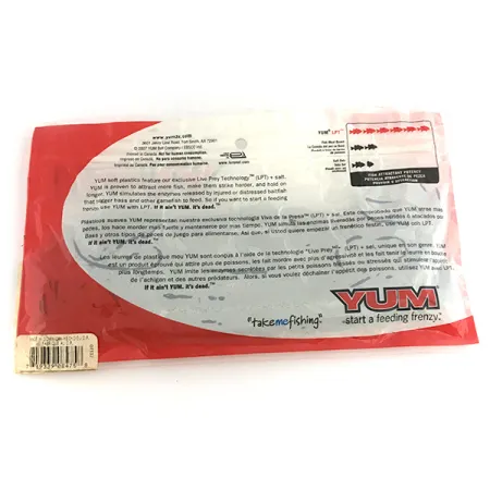 YUM DOOZE Gummiköder, June Bone, 20 cm, Skirted Tail, #6888