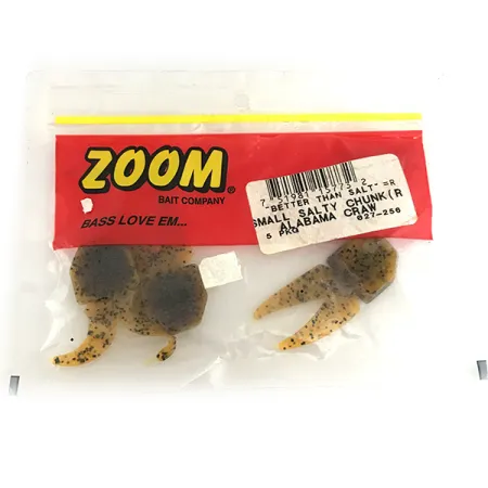 Zoom Small Salty Chunk Gummiköder, Alabama Craw, 6,5cm, Trailer, #6894