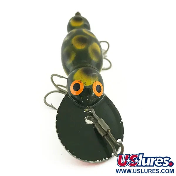 Bomber Water Dog Wobbler, Gelb gefleckt, 9g, Balsa-Holz, #6901