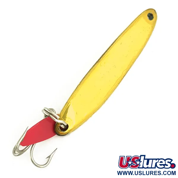 Bay de Noc Swedish pimple Vertikalköder, Gold, 5,5g, Messing, #6911