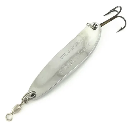 Luhr Jensen Krocodile Die #3 Blinker, Gehämmertes Nickel, 14g, #6914