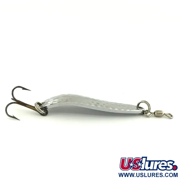 Luhr Jensen Krocodile Die #3 Blinker, Gehämmertes Nickel, 14g, #6914