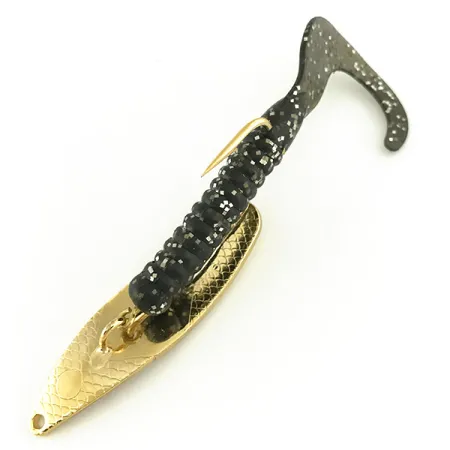 Mepps Timber Doodle 0 Krautlöffel, Gold / Schwarz, 8g, Krautschutz, #6915