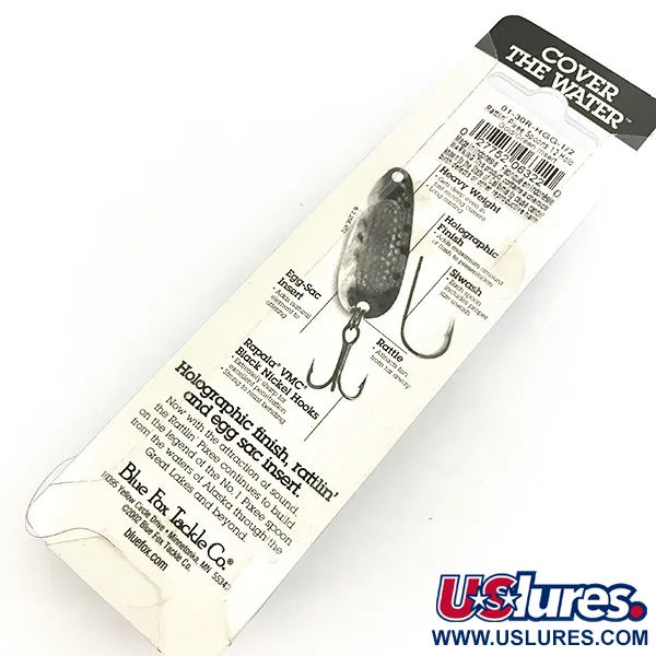 Blue Fox Rattlin Pixee Blinker, Gold / Grün, 14g, Rassel, #6919