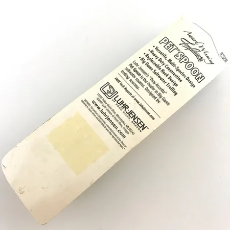 Luhr Jensen Pet Spoon 13 Blinker, Nickel, 5g, Wechselhaken, #6924