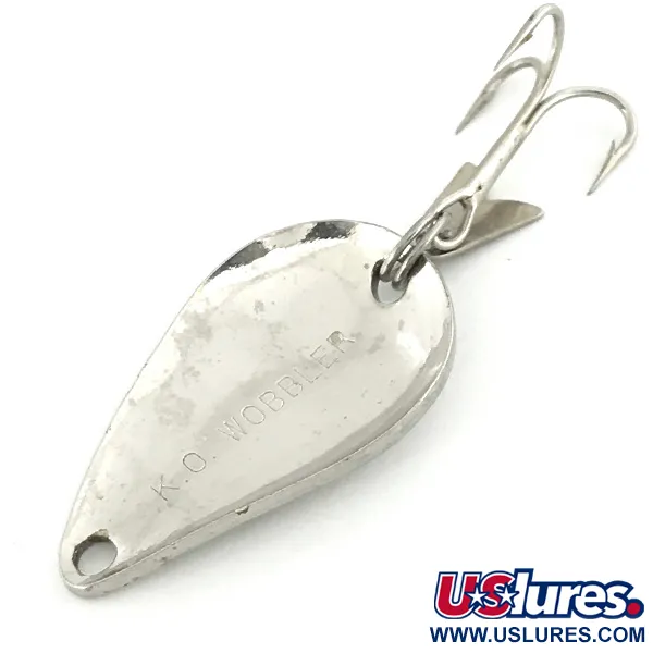 Acme K.O. Wobbler Blinker, Nickel, 7g, Sonic Flipper Tail, #6931