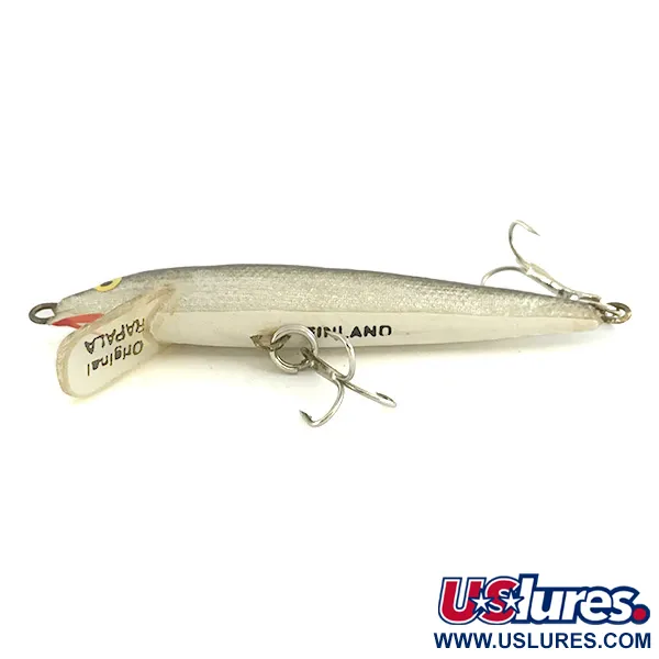 Rapala Original Floater F7 Wobbler, S (Silber), 4g, Balsa, #6940