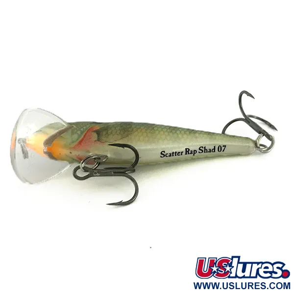 Rapala Scatter Rap Shad SCRS07 Wobbler, Barsch, 7g, Scatter Lip, #6943
