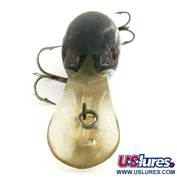 Cotton Cordell Big O Crankbait, Black/Silver/Gold, 10g, Floating, #6944