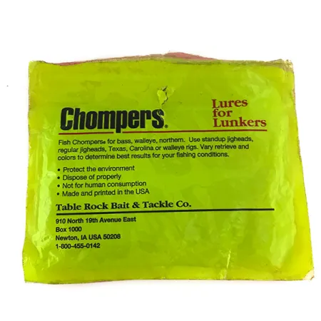 Chompers Garlic&Sаl Gummiköder, Chartreuse Pepper, 10,8cm, #6951