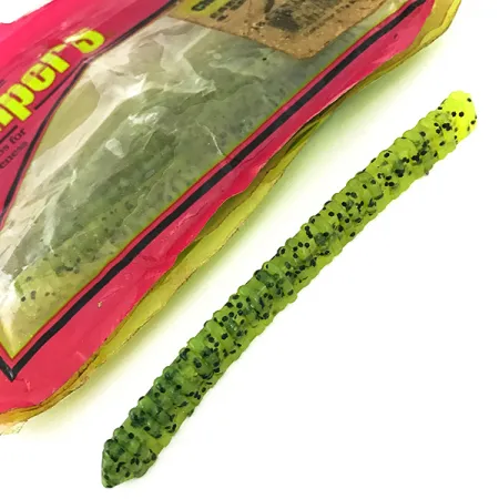 Chompers Garlic&Sаl Gummiköder, Chartreuse Pepper, 10,8cm, #6951