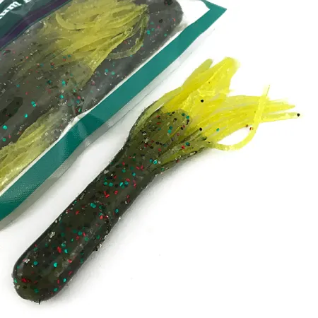 Bass Pro Shops Tournament Series Softbait, Green Pumpkin, 10cm, #6952