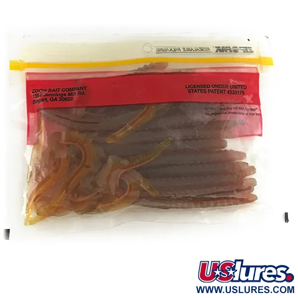 Zoom Super Salt Plus Gummiköder, Motor Oil Chartreuse, 15cm, UV, #6954