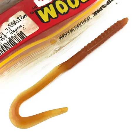 Zoom Super Salt Plus Gummiköder, Motor Oil Chartreuse, 15cm, UV, #6954