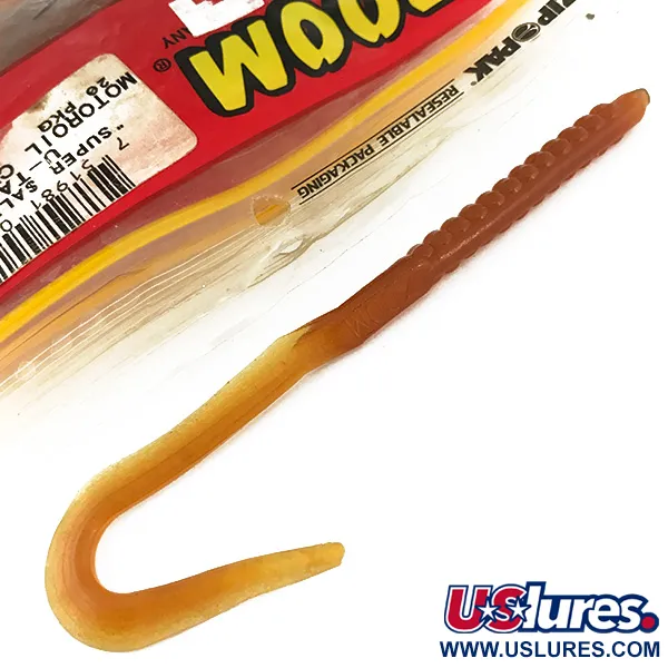 Zoom Super Salt Plus Gummiköder, Motor Oil Chartreuse, 15cm, UV, #6954