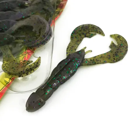 Strike King Rage Tail Gummiköder, Hard Candy, 10cm, Kaffeearoma, #6958