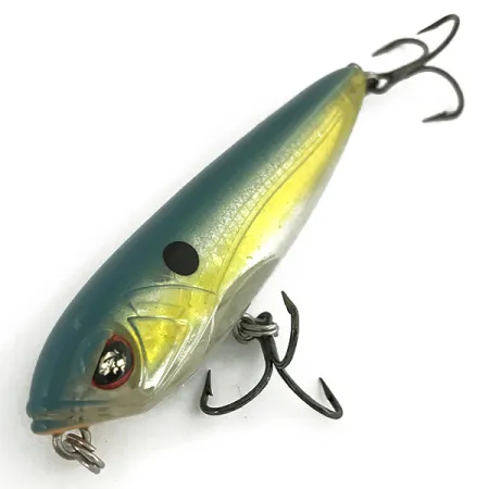 Gary Yamamoto Tate' Pencil Walker, Teal/Gelb, 10g, Topwater, #6960