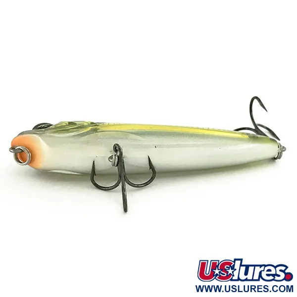 Gary Yamamoto Tate' Pencil Walker, Teal/Gelb, 10g, Topwater, #6960