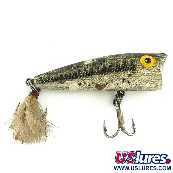 Rebel POP-R Popper, Schwarz-Silber, 7g, Feder-Drilling, #6961