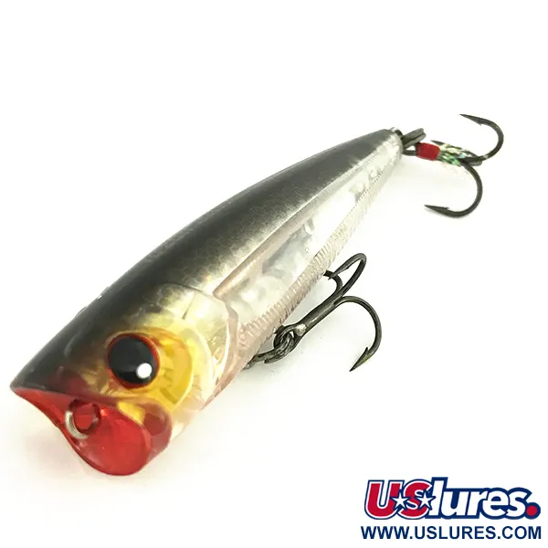 Yo-Zuri 3DB Popper, Anthrazit/Klar, 10g, 3D Prism Finish, #6967