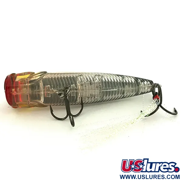 Yo-Zuri 3DB Popper, Anthrazit/Klar, 10g, 3D Prism Finish, #6967