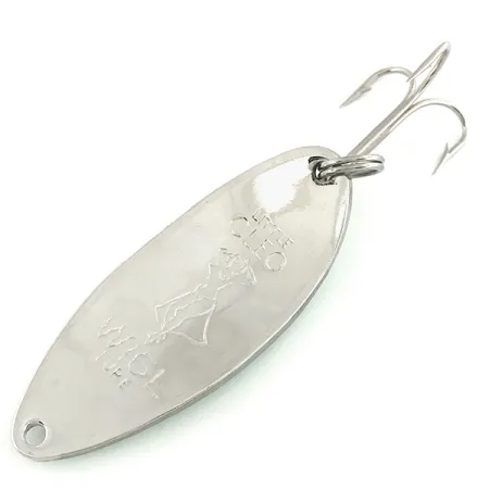 Seneca Little Cleo (Hula Girl) Glow Blinker, Weiß/Grün/Nickel, 18g, #6969