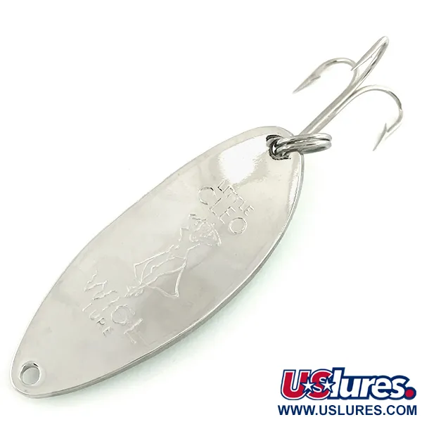 Seneca Little Cleo (Hula Girl) Glow Blinker, Weiß/Grün/Nickel, 18g, #6969