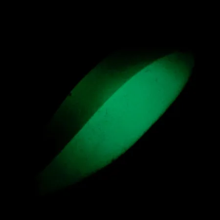 Seneca Little Cleo (Hula Girl) Glow Blinker, Weiß/Grün/Nickel, 18g, #6969