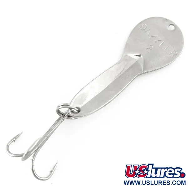 Acme Dazzler #2 Blinker, Nickel / Grün, 7g, Vintage, #6981