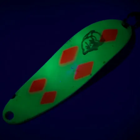 Dardevle Cop-E-Cat 7300 UV Blinker, Fluorgelb/Nickel, 10g, UV-Glow, #6988