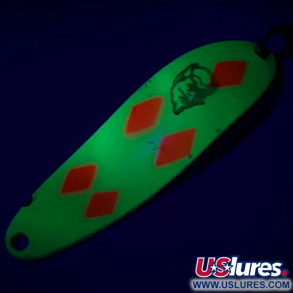 Dardevle Cop-E-Cat 7300 UV Blinker, Fluorgelb/Nickel, 10g, UV-Glow, #6988