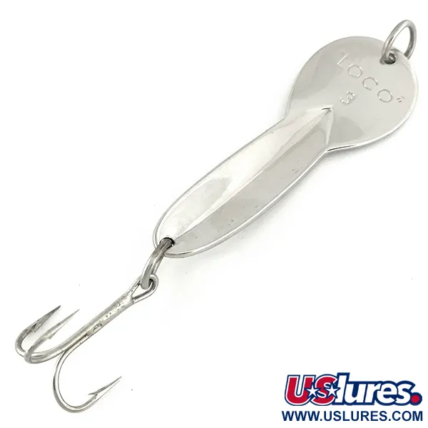 Luhr Jensen Loco 3 Blinker, Nickel, 17g, vernickelt, #7000