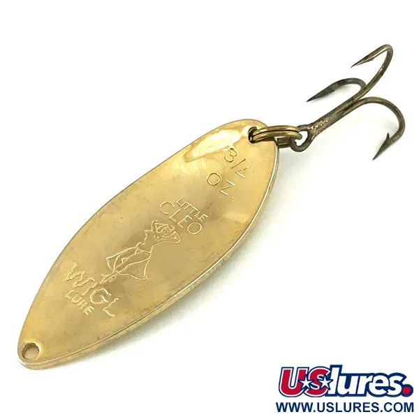 Seneca Little Cleo (Hula Girl) Blinker, Gold, 21g, Vintage, #7001