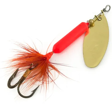 Worden’s Original Rooster Tail UV Spinner, Gold/Orange, 7g, UV, #7182