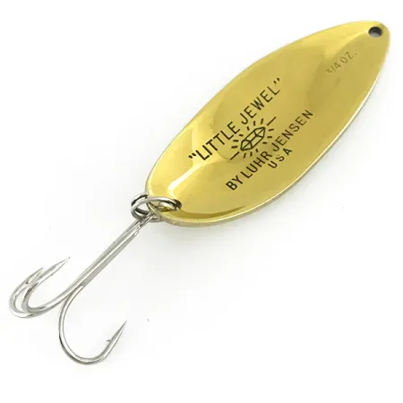Luhr Jensen Little Jewel Blinker, Gold, 21g, Vintage USA, #7028