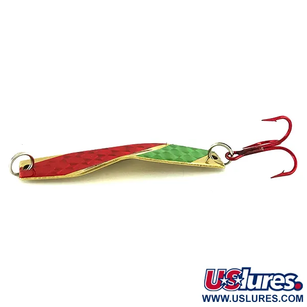 Z-RAY Lures Z-Ray Model 125 Blinker, Gold/Rot/Grün, 11g, #7031