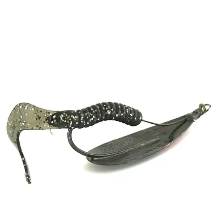 Weedless Johnson Silver Minnow Blinker, Schwarz / Rot, 14g, #7071