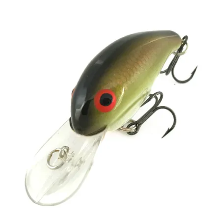 Bandit 200 Crankbait, Oliv-Gold, 8.5g, Rassel-System, #7077