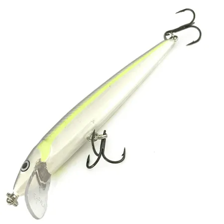 RAPALA HUSKY JERK Holo Wobbler, Silber-Gelb, 10g, Schwebend, #7079