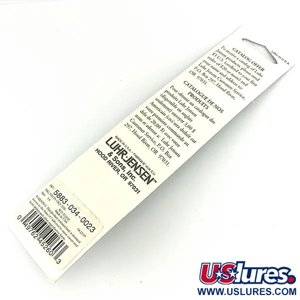 Luhr Jensen Deep Stinger Pilker, Silber / Grün, 21g, UV-aktiv, #7085