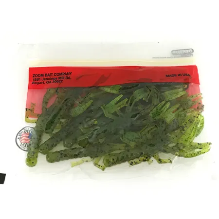 Zoom Lil Critter Craw Gummiköder, Wat Seed / Chartreuse, 8cm, #7091