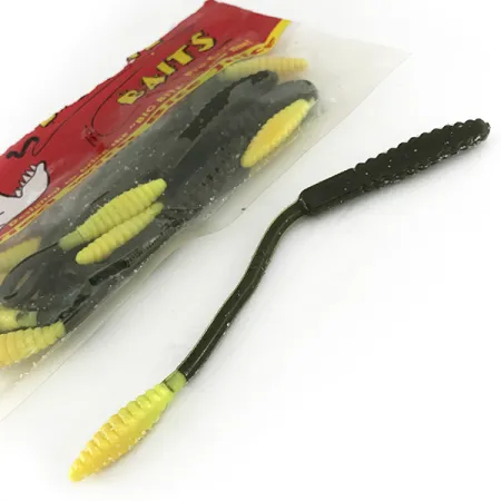 Big Bite Baits Jeff Kriet - Squirrel Tail Worm Gummiköder 10er-Pack