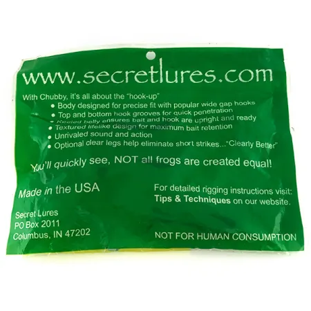 Secret Lures Chubby Frog Gummifrosch, Super Shad, 10cm, #7095