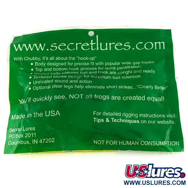 Secret Lures Chubby Frog Gummifrosch, Super Shad, 10cm, #7095