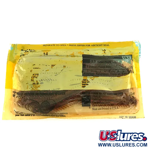 Berkley Power Worm Softbait, Red, 17.3g, Gerippter Körper, #7097